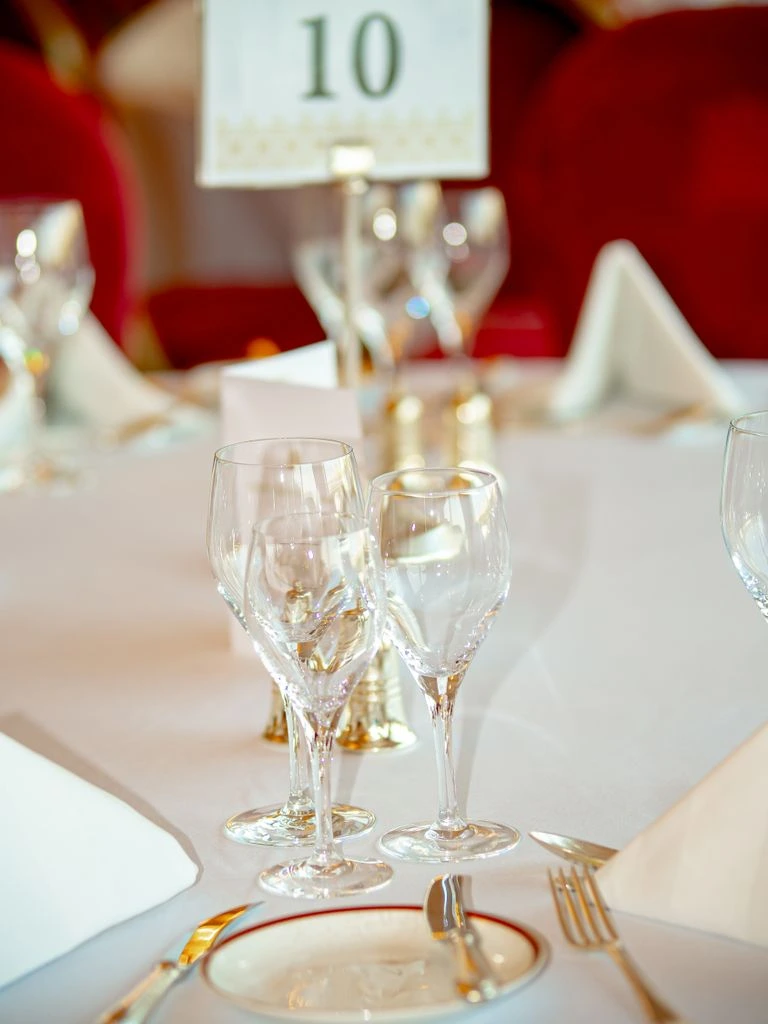 Corporate buyout dinner — 40 guests mid-toast at the Wythe Room